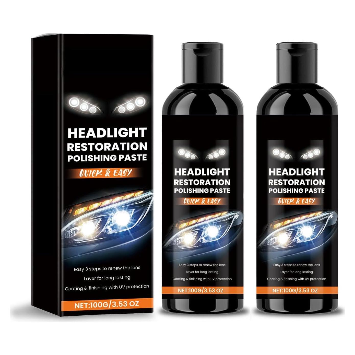 Kit de Restauración de Faros ONRSV - Elimina Amarillamiento y Oxidación