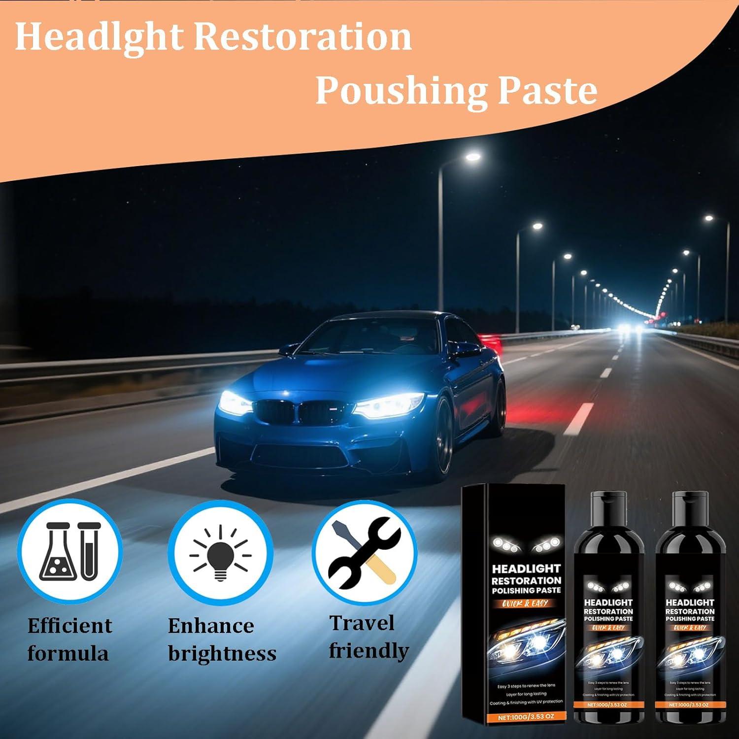 Kit de Restauración de Faros ONRSV - Elimina Amarillamiento y Oxidación