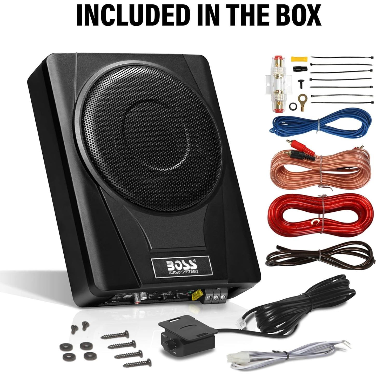 Subwoofer BOSS BASS8K 8" Amplificado 800W para Coche