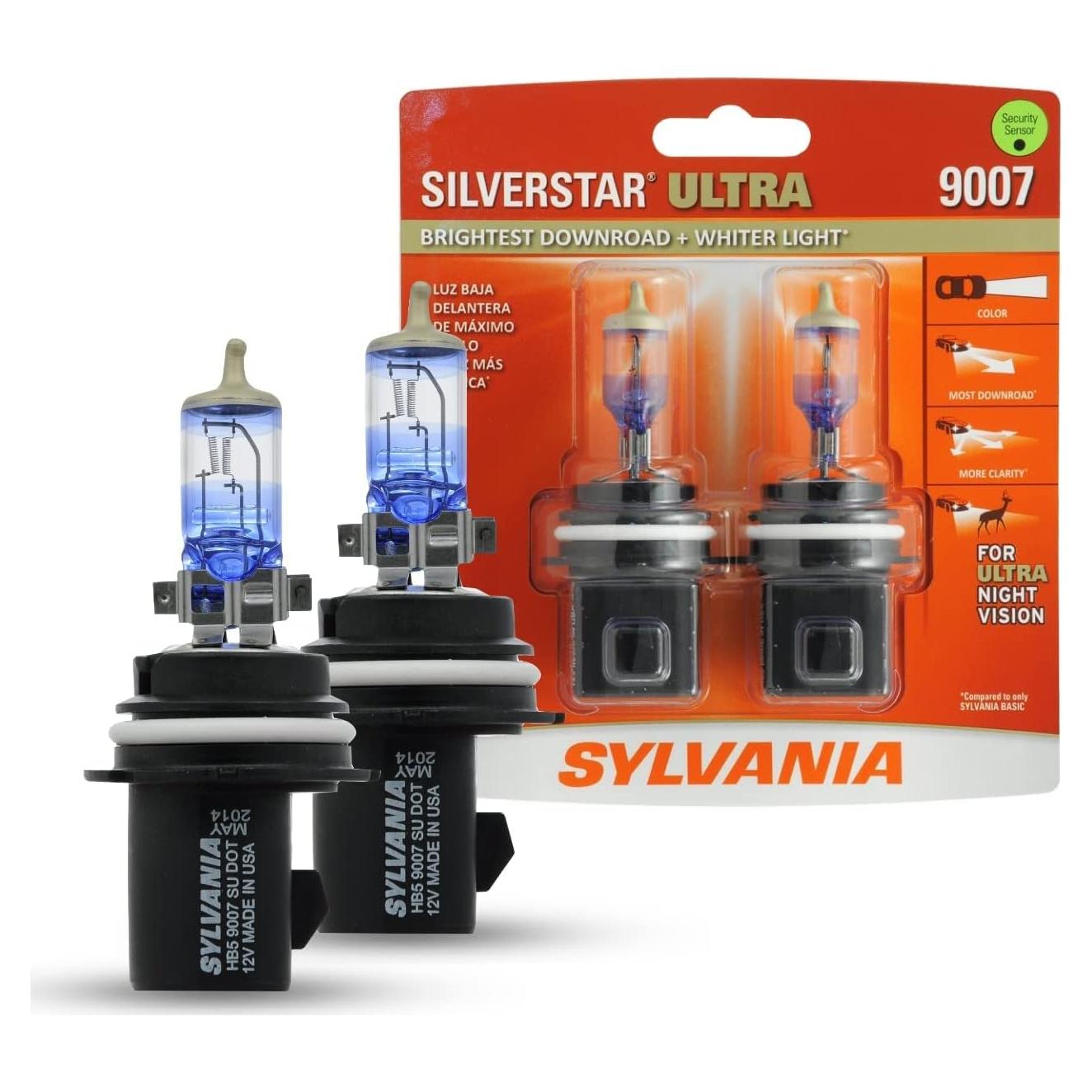 Bombillas Halógenas SYLVANIA 9007 SilverStar Ultra - 2 Piezas