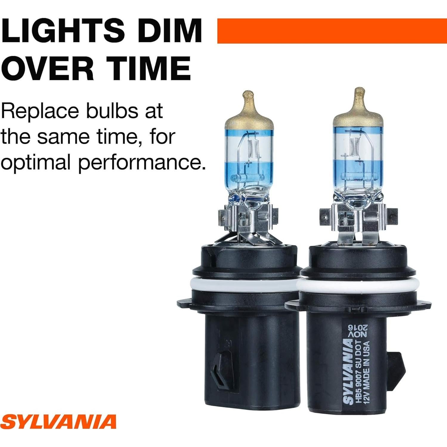 Bombillas Halógenas SYLVANIA 9007 SilverStar Ultra - 2 Piezas