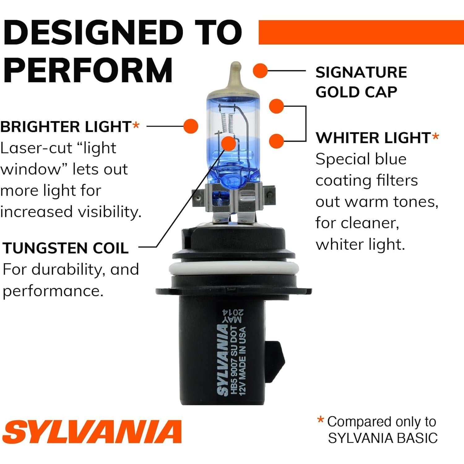 Bombillas Halógenas SYLVANIA 9007 SilverStar Ultra - 2 Piezas