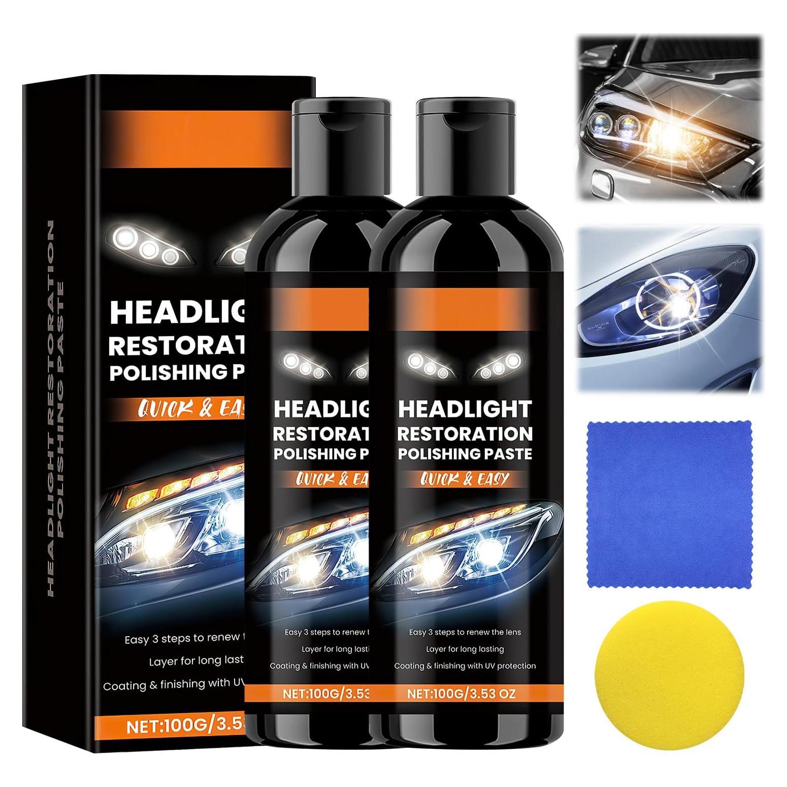 Kit de Restauración de Faros Nmoiat 2 Piezas 100g