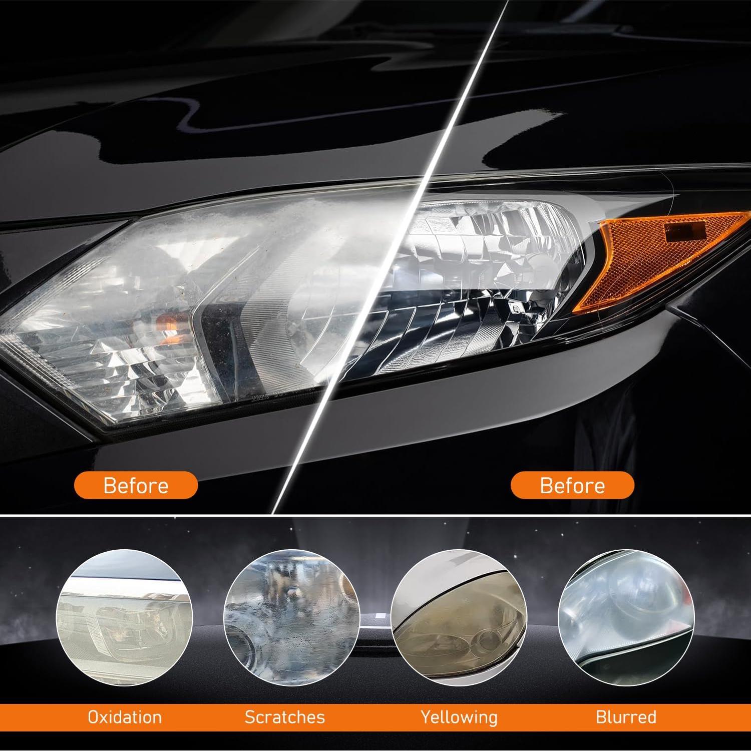 Kit de Restauración de Faros Nmoiat 2 Piezas 100g