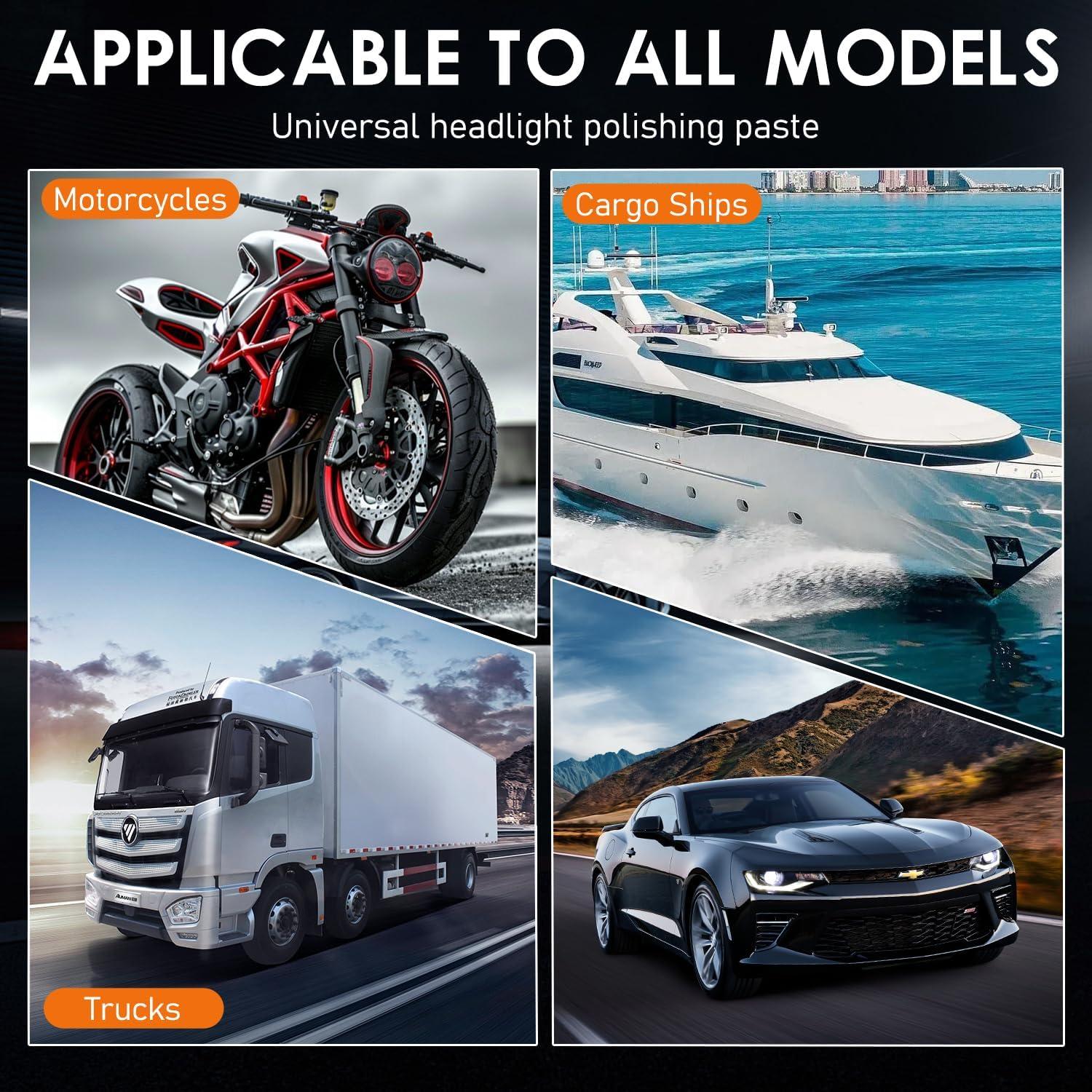 Kit de Restauración de Faros Nmoiat 2 Piezas 100g