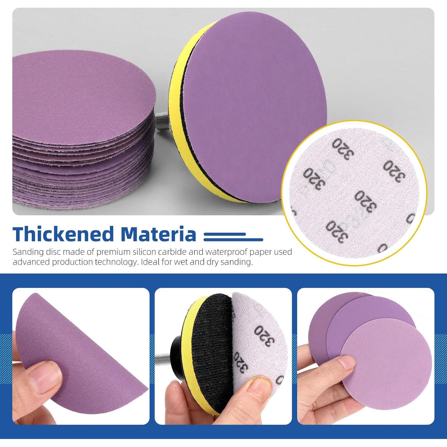 Kit de Restauración de Faros Glarks 31 Piezas con Discos de Lijado