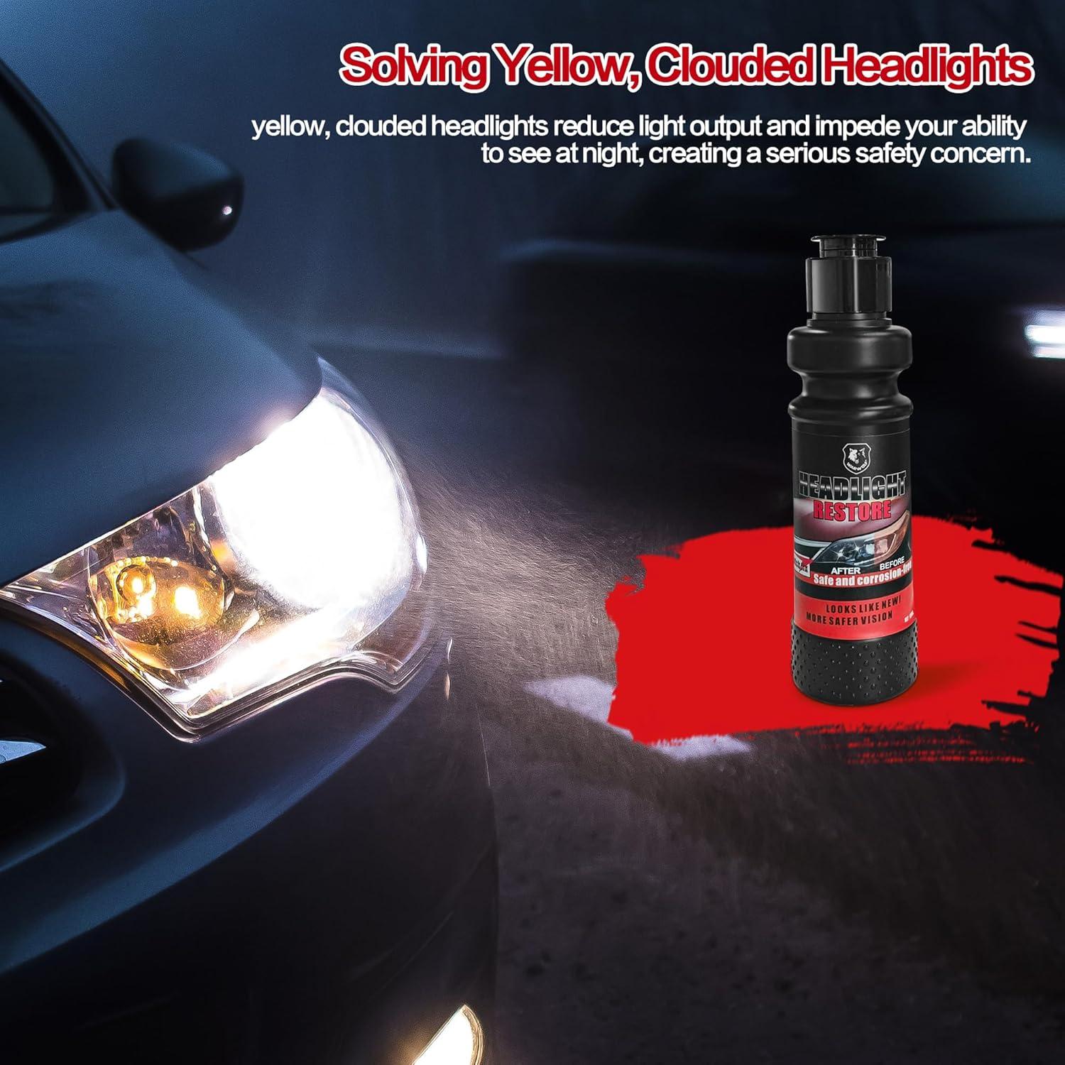 Kit de Restauración de Faros AWINNER - Restaura Luces Nubladas