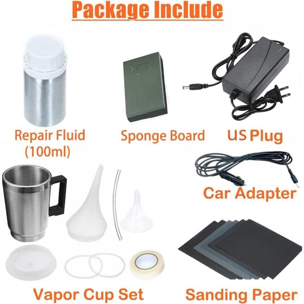 Kit de Restauración de Faros Ghguole con 100 ml de Líquido