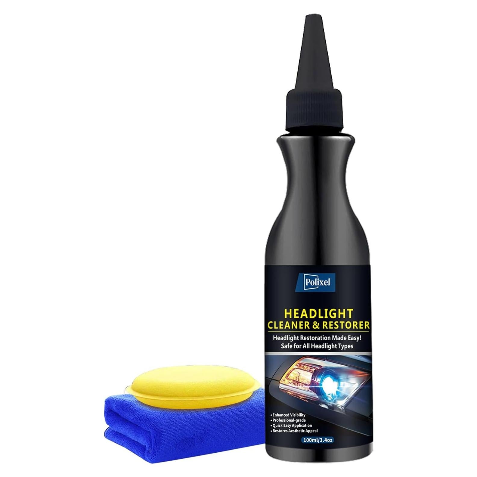 Kit de Limpieza de Faros POLIXEL 100ml - Restaura y Protege UV
