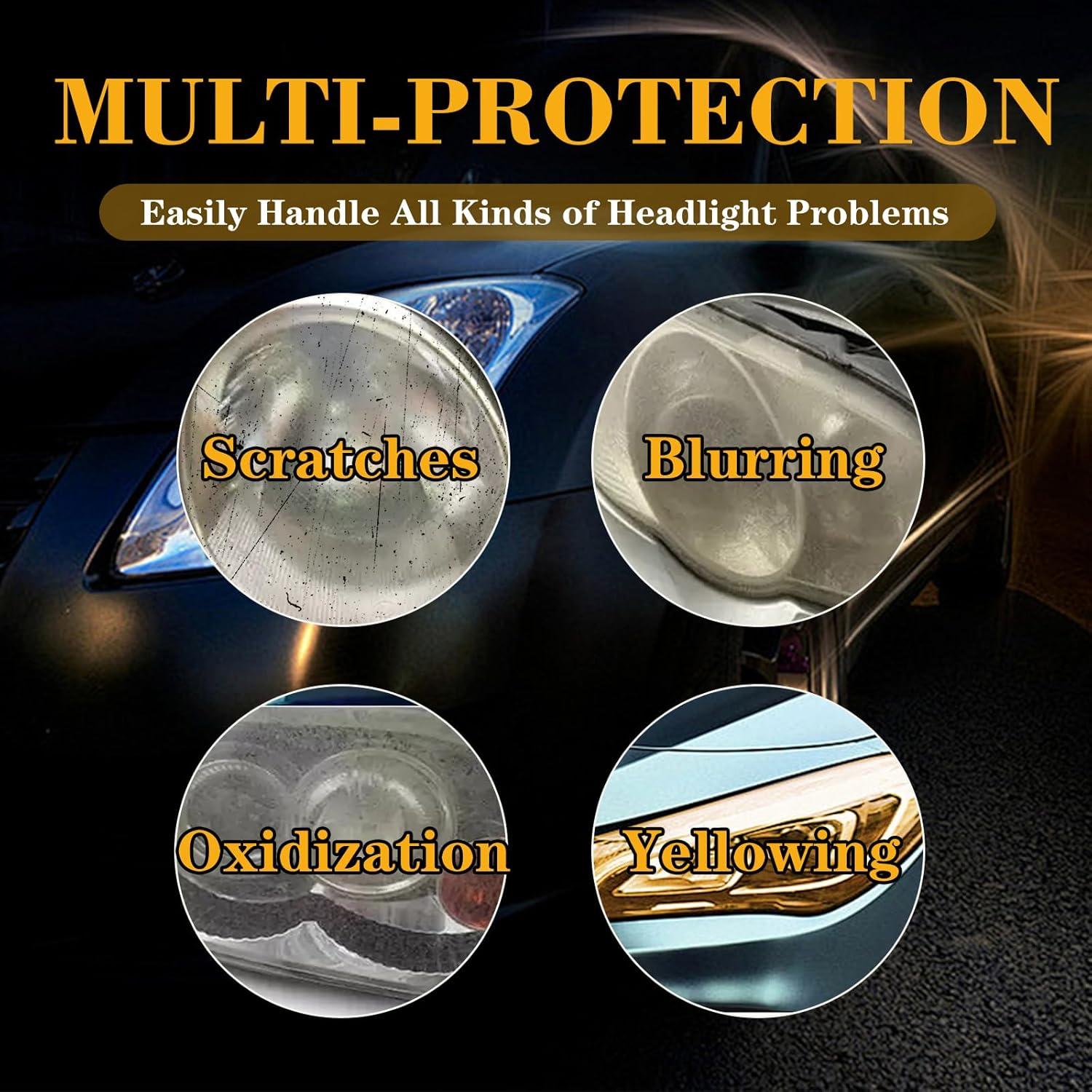 Kit de Limpieza de Faros POLIXEL 100ml - Restaura y Protege UV