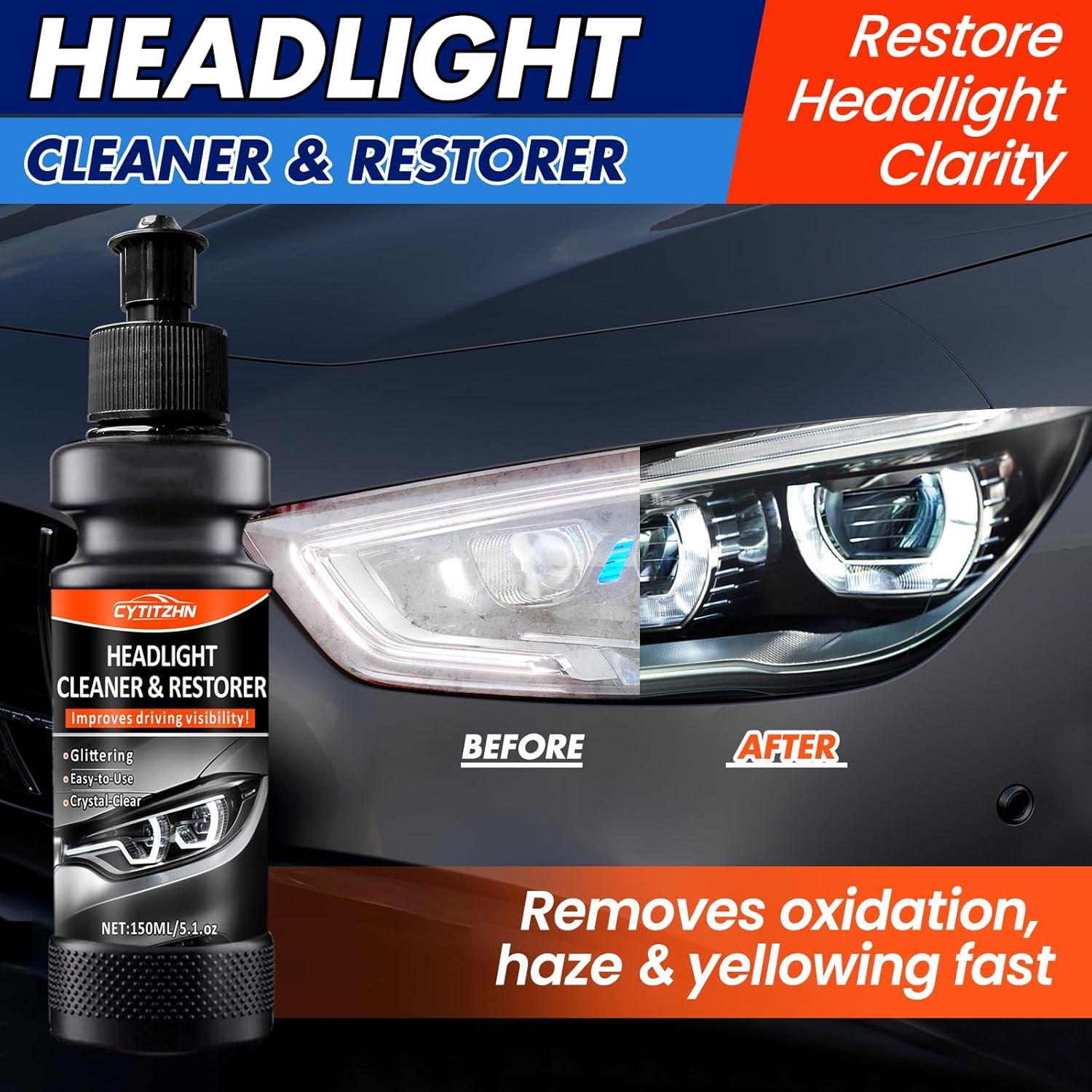 Kit de Limpieza de Faros CYTITZHN 150ml - Restaurador UV Profesional