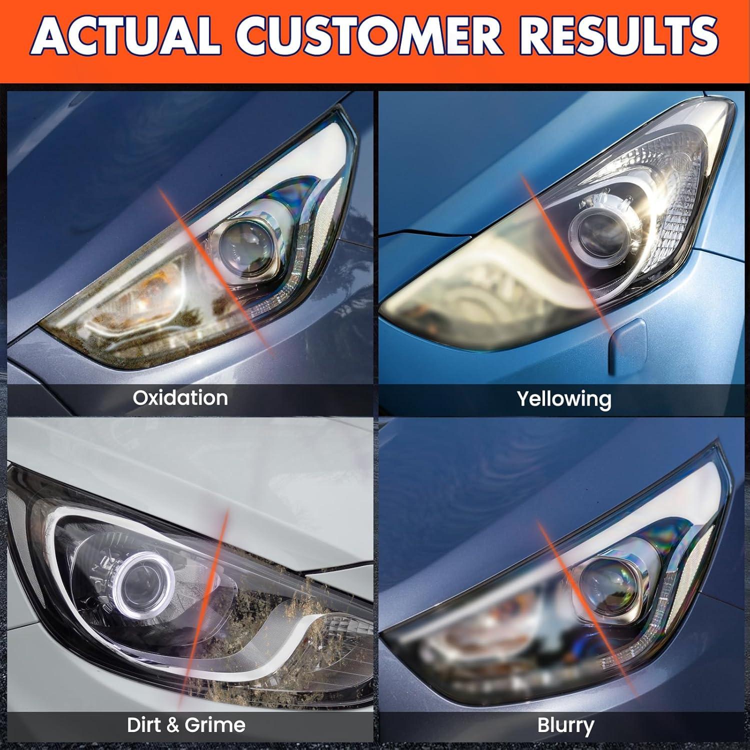 Kit de Limpieza de Faros CYTITZHN 150ml - Restaurador UV Profesional