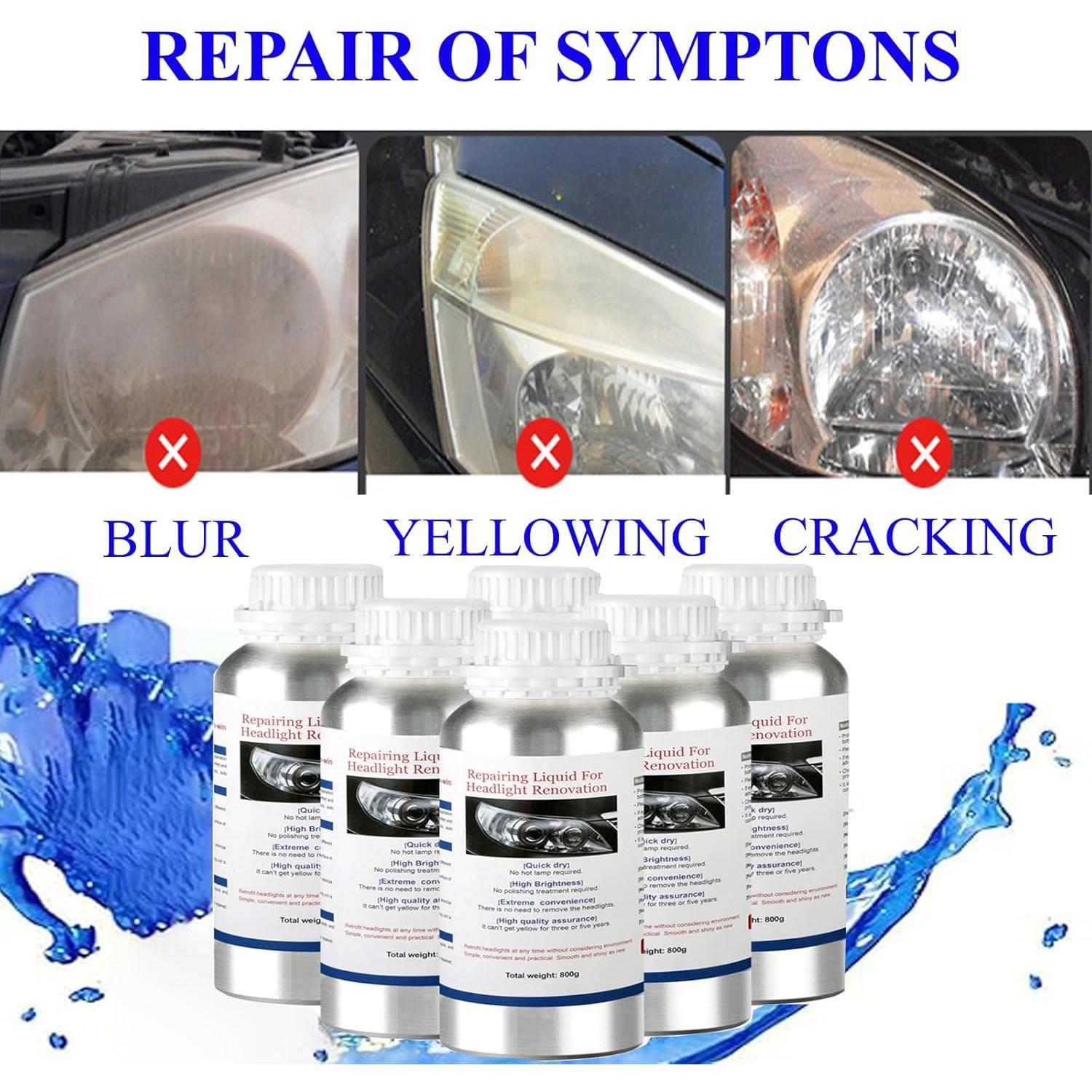 Líquido Restaurador de Faros ROYWOO 800g - Pulido y Reparación