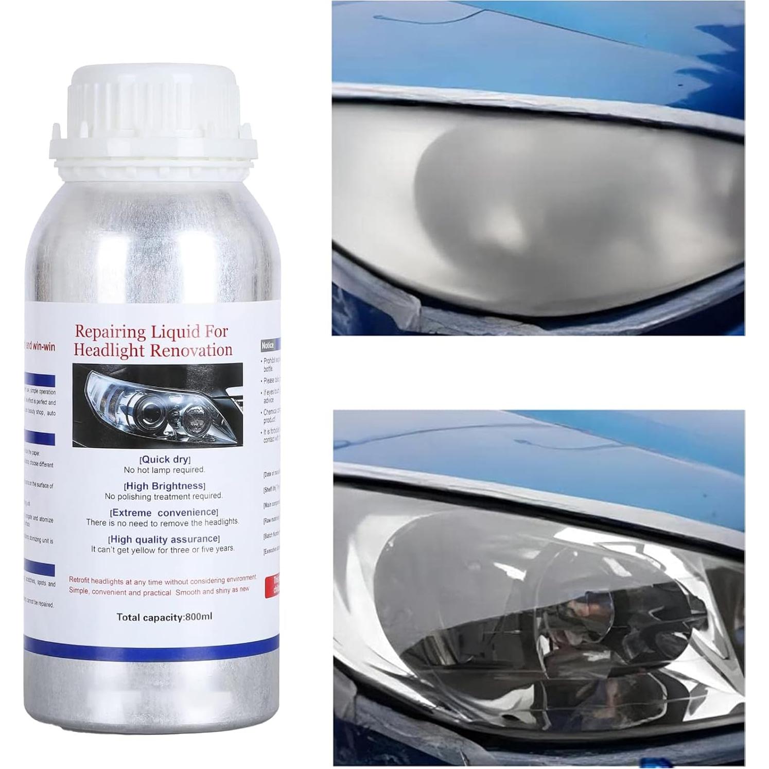 Líquido Restaurador de Faros ROYWOO 800g - Pulido y Reparación