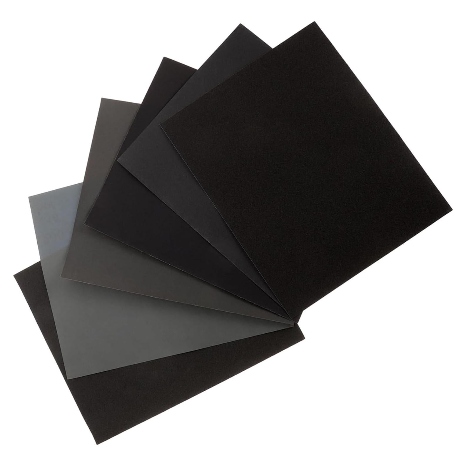 Kit de Restauración de Faros Healifty - 6 Papeles de Lija Fino