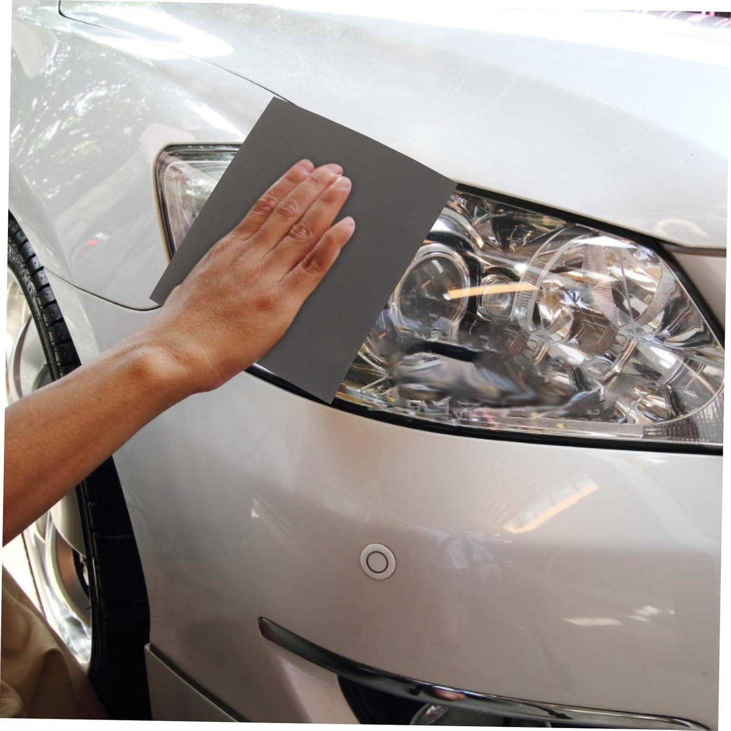 Kit de Restauración de Faros Healifty - 6 Papeles de Lija Fino