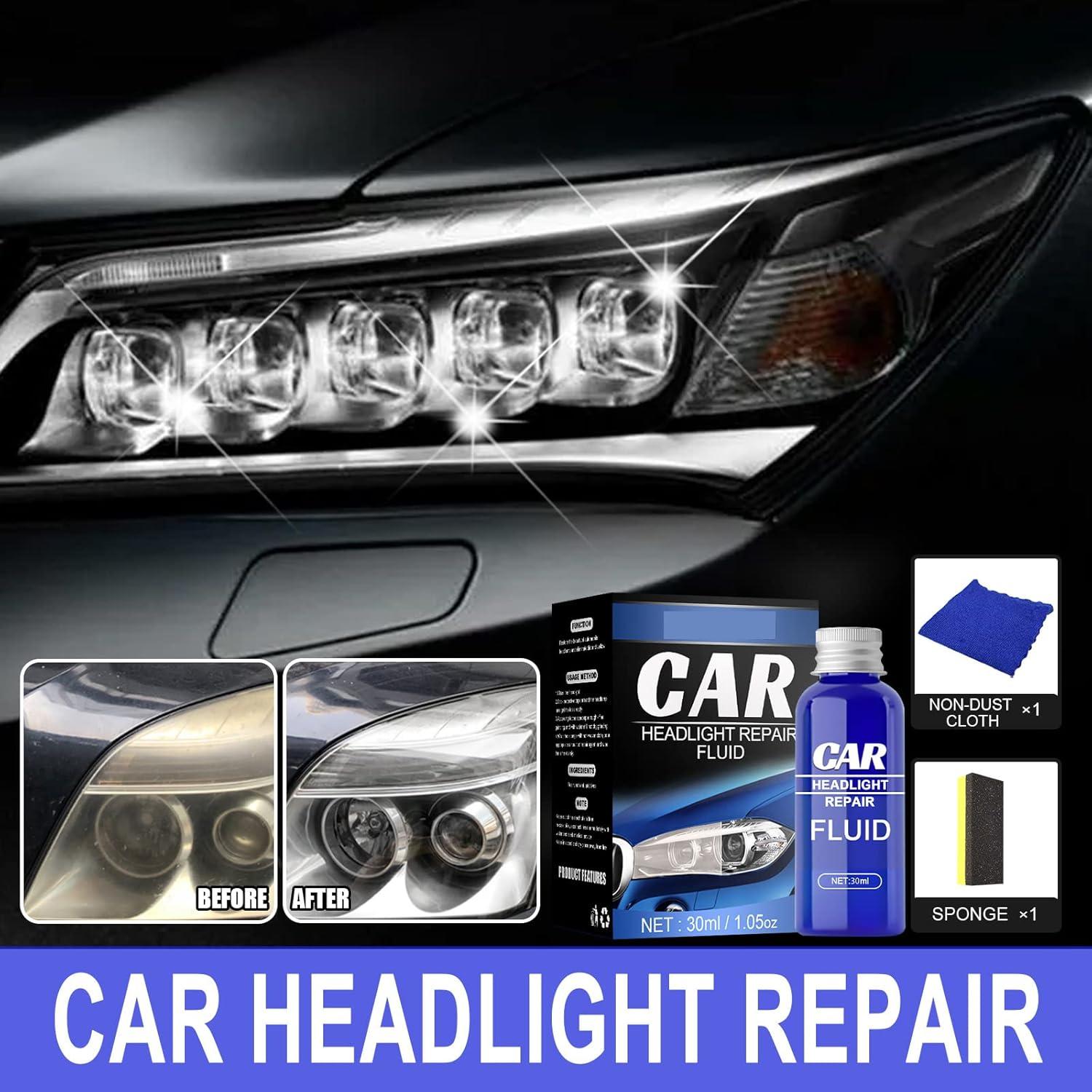 Kit de Restauración de Faros XIRUJNFD 30ml - Elimina Oxidación