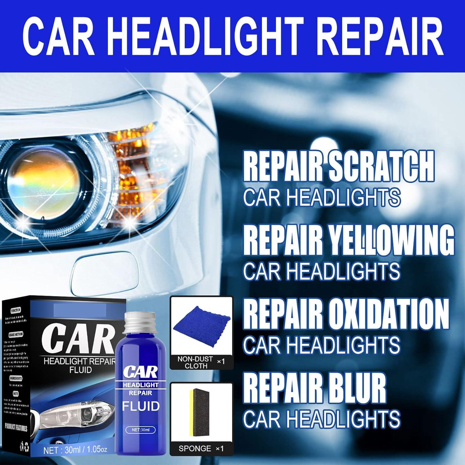 Kit de Restauración de Faros XIRUJNFD 30ml - Elimina Oxidación