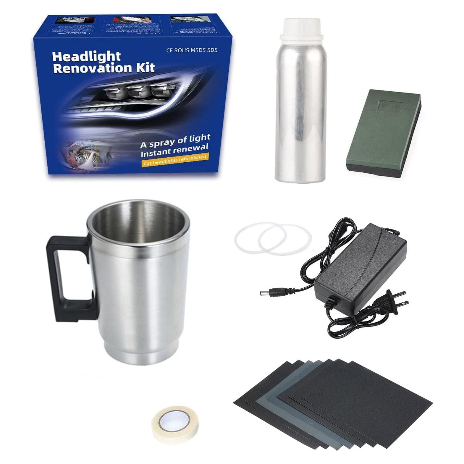 Kit de Reparación de Faros Shkalacar - Pulido y Restauración