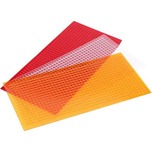 Kit de Reparación de Lentes de Coche Yosoo 3 Piezas Rojo Ámbar Claro