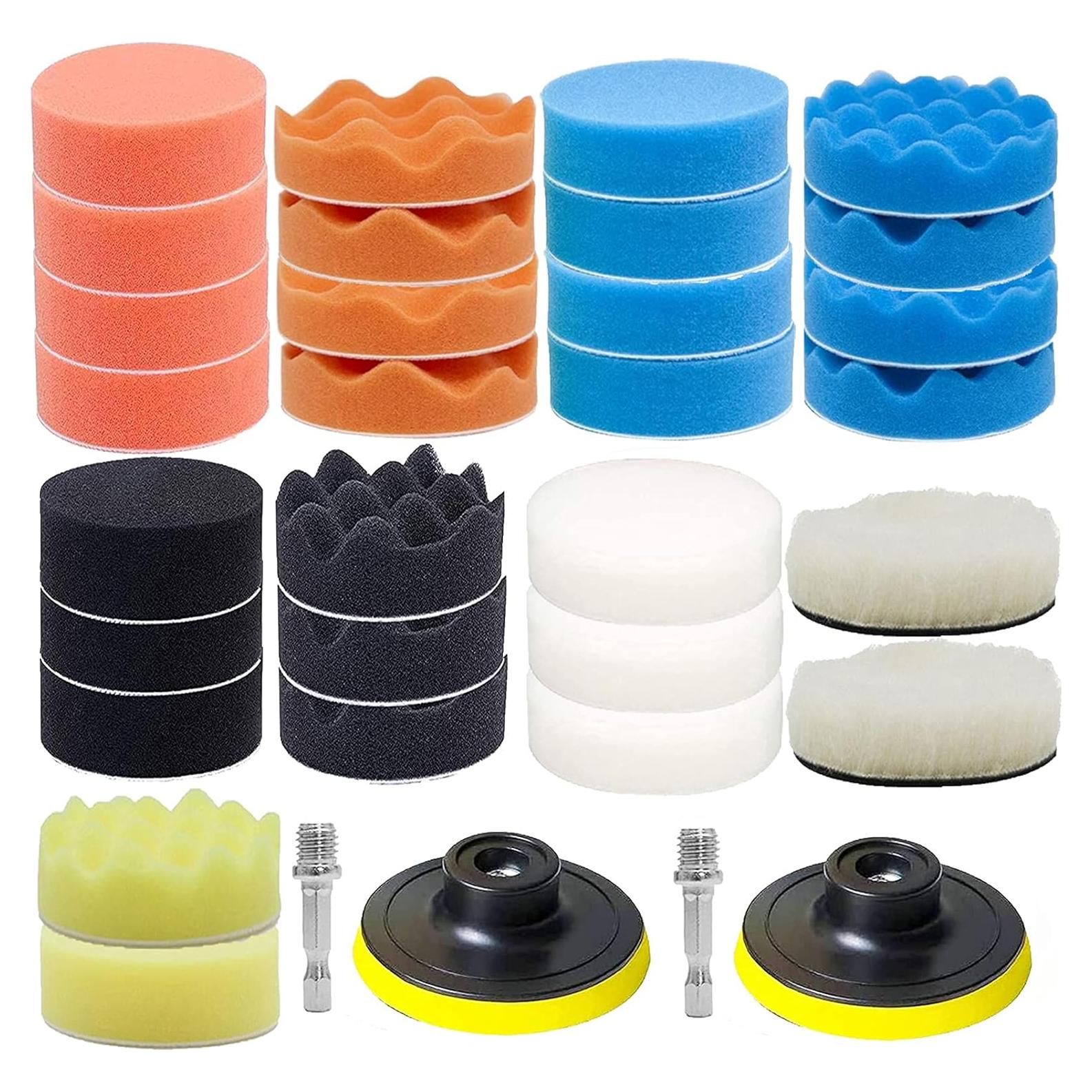 Kit de Pulido GOH DODD 33 Piezas para Autos - Espuma y Lana