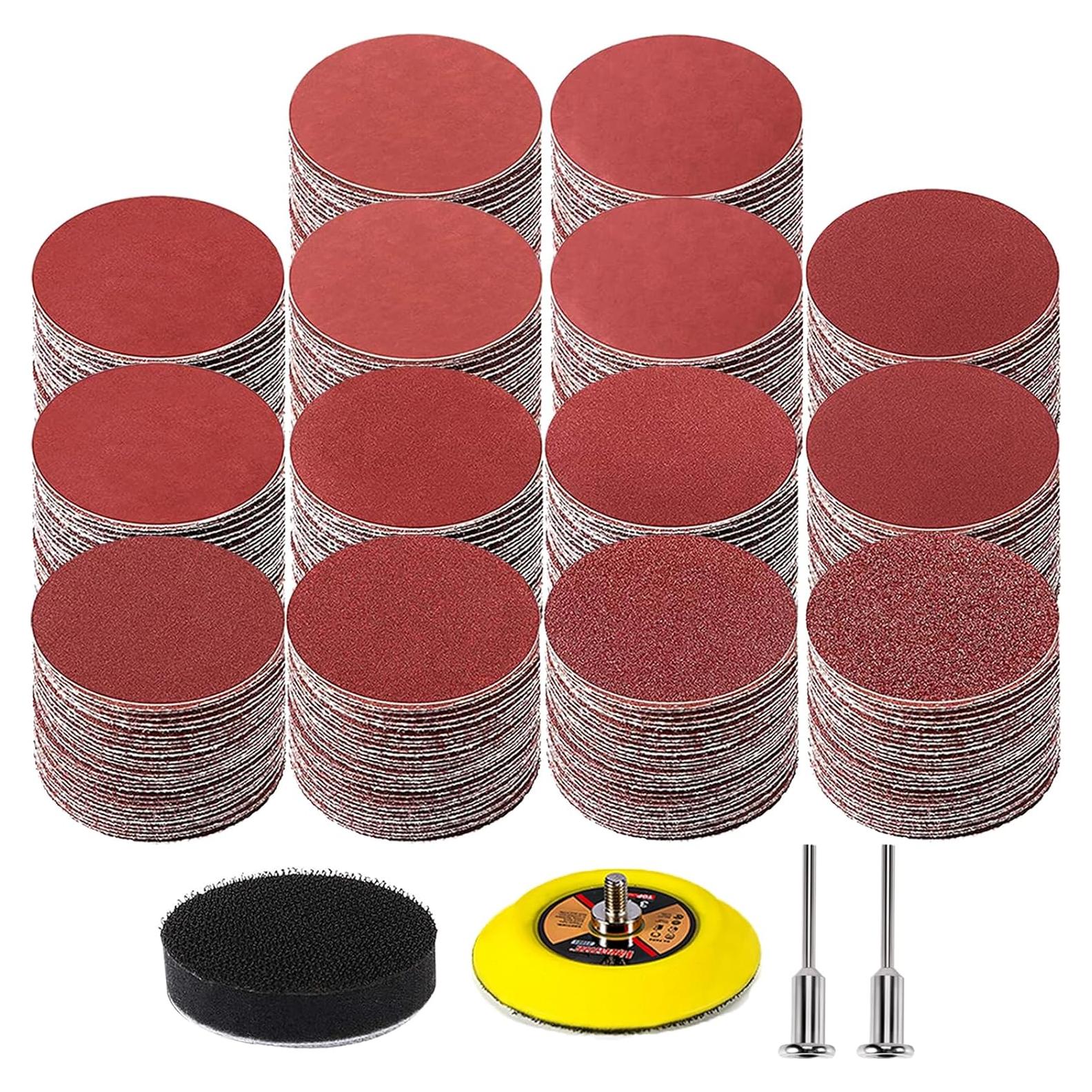 Kit de Discos de Lijado 320 Piezas MAPRIAL 3" Grano 40-2000