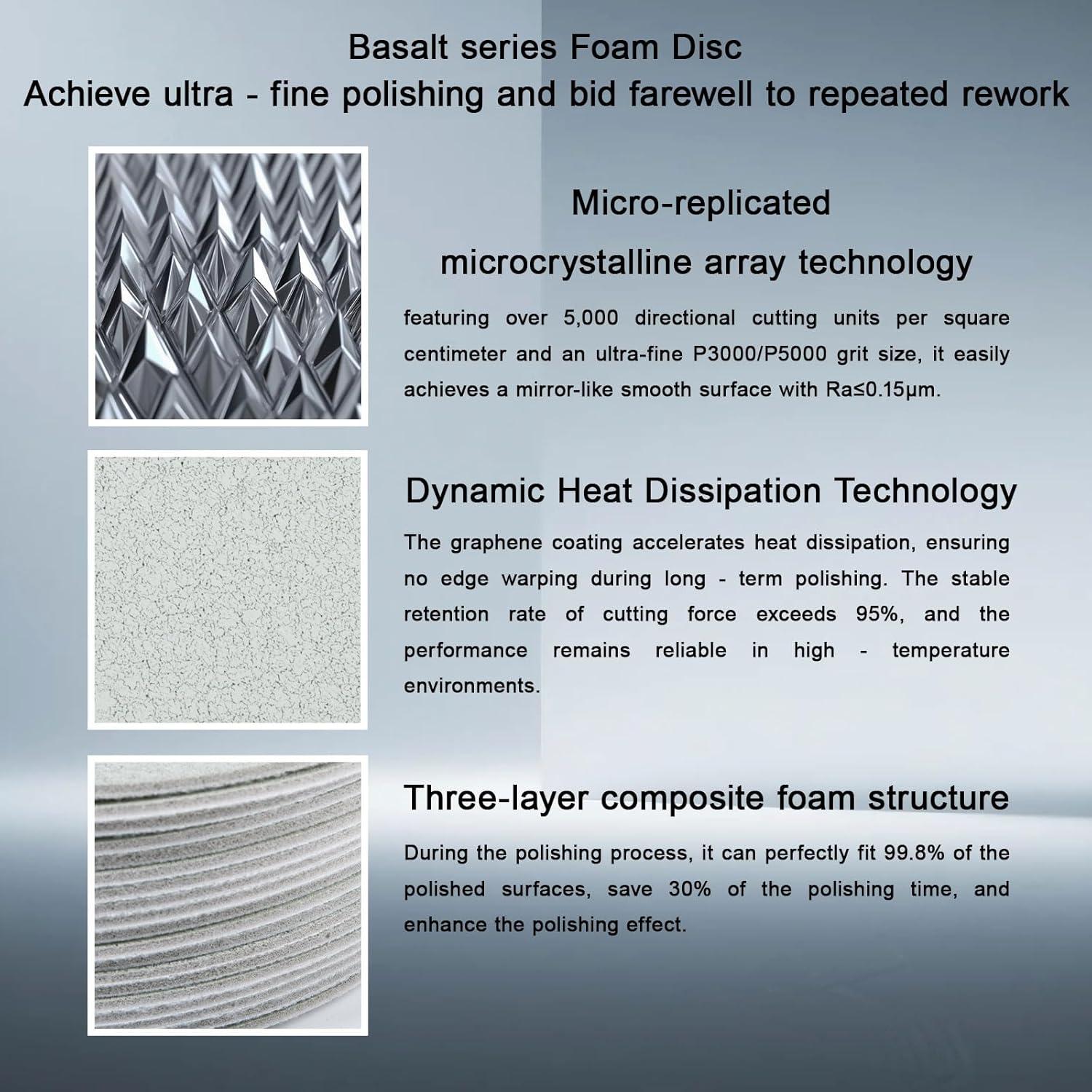 Discos de lija húmeda 6" ABRTEN P3000 - 15 paquetes