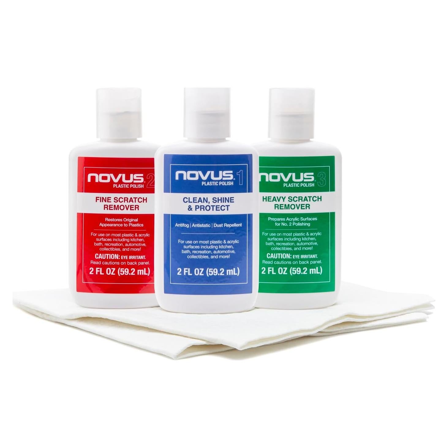 Kit de Pulido de Plástico Novus 7136 - 2 oz (181 g)