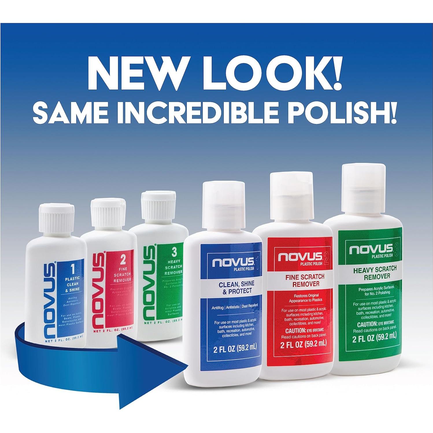 Kit de Pulido de Plástico Novus 7136 - 2 oz (181 g)