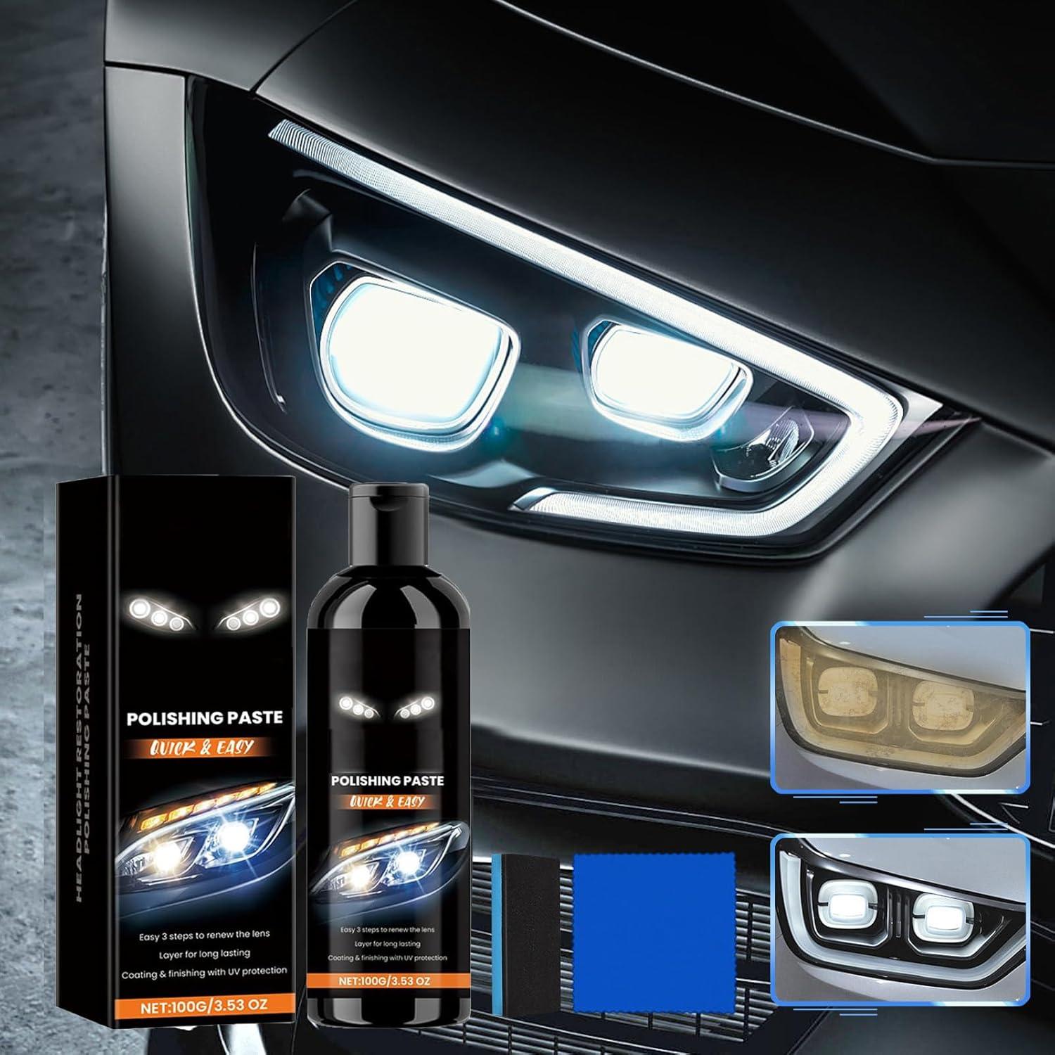 Kit de Restauración de Faros Genérico - 15 Usos, 136g