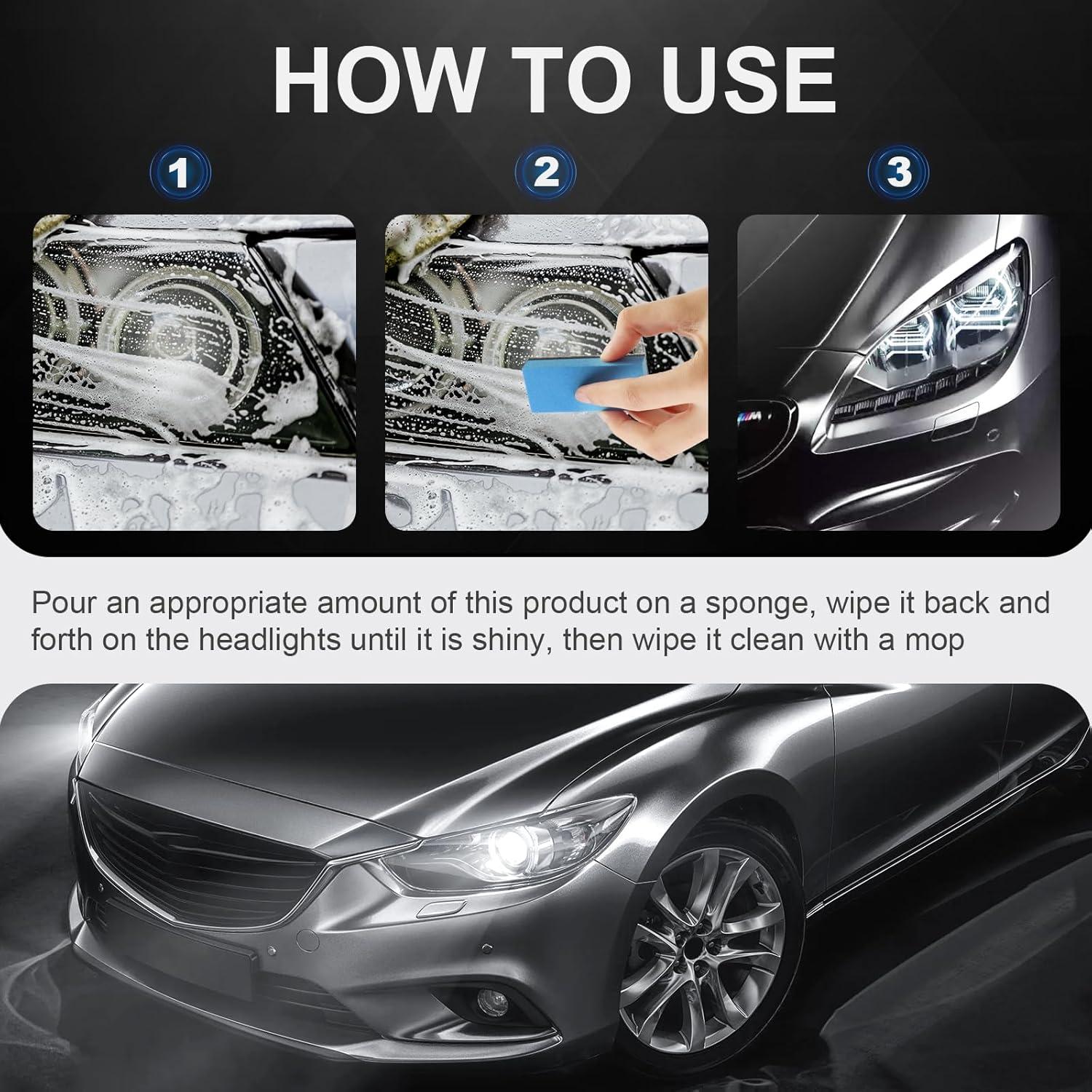 Kit de Restauración de Faros Genérico - 15 Usos, 136g