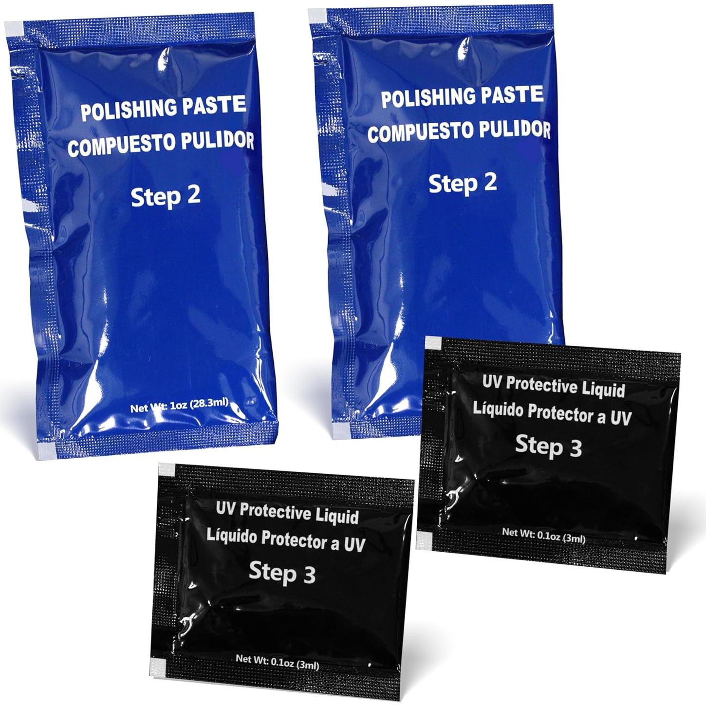 Kit de Restauración de Faros VViViD con Taladro - Completo