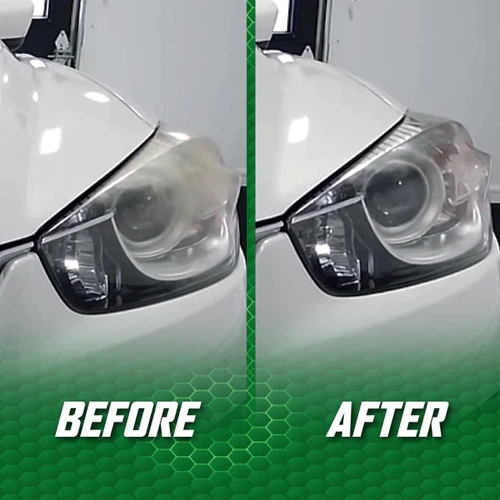 Kit de Restauración de Faros Turtle Wax FG7606, Limpieza y Sellado