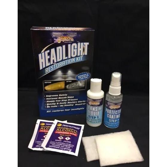 Kit de Restauración de Faros Gliptone - Restaura 4 Faros, Sin Lijado