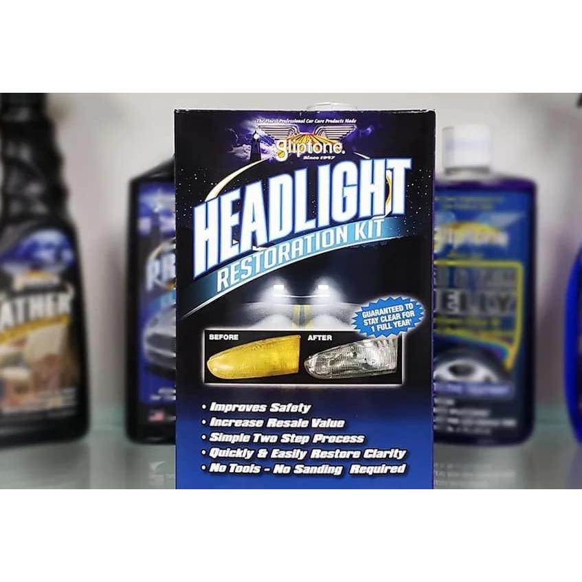 Kit de Restauración de Faros Gliptone - Restaura 4 Faros, Sin Lijado