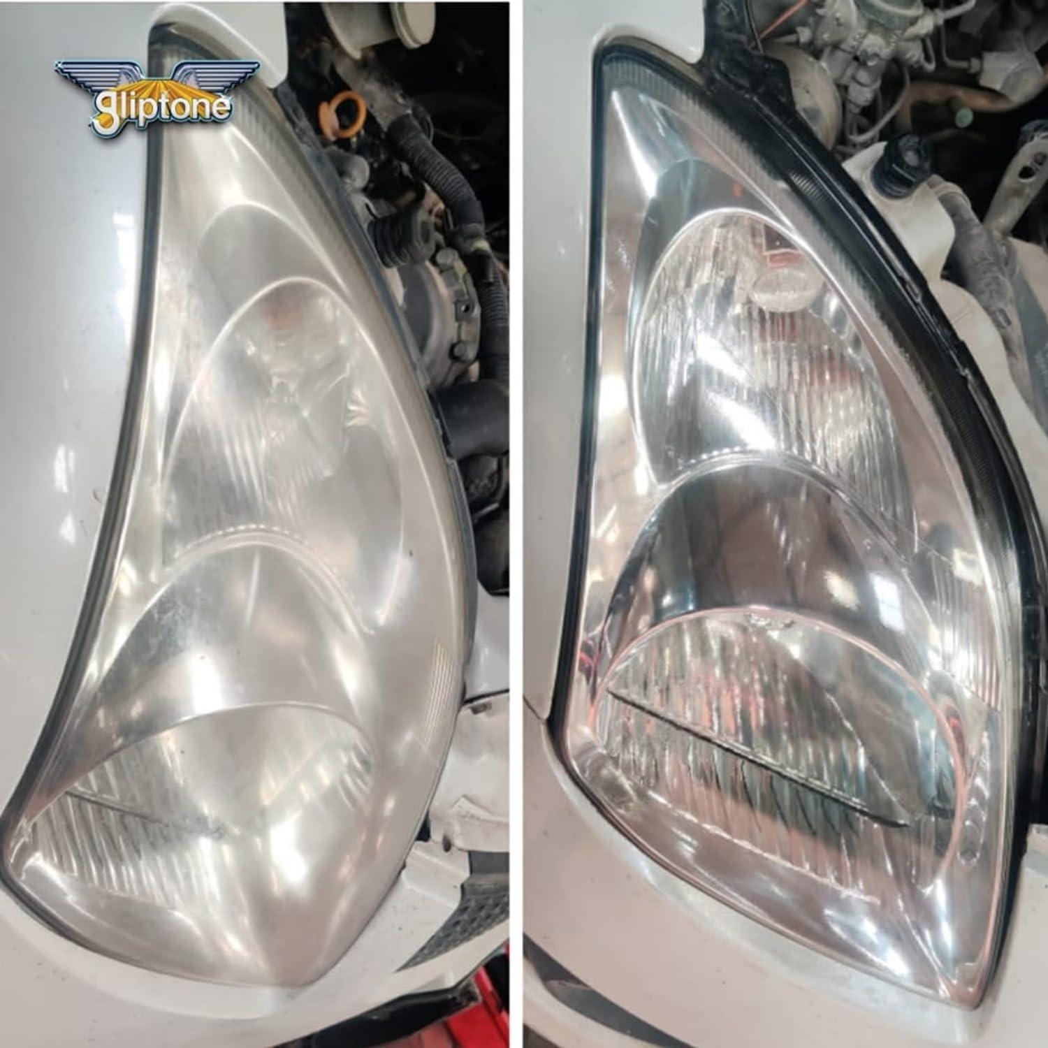 Kit de Restauración de Faros Gliptone - Restaura 4 Faros, Sin Lijado