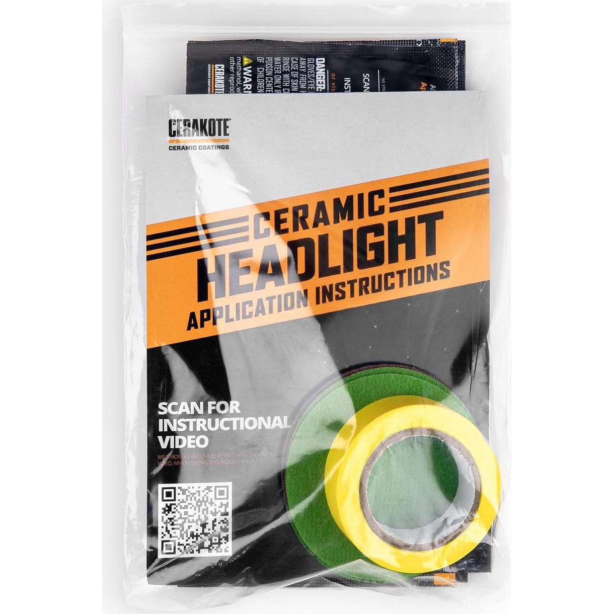 Kit de Restauración de Faros Cerakote - 10 Vehículos - Sin Herramientas