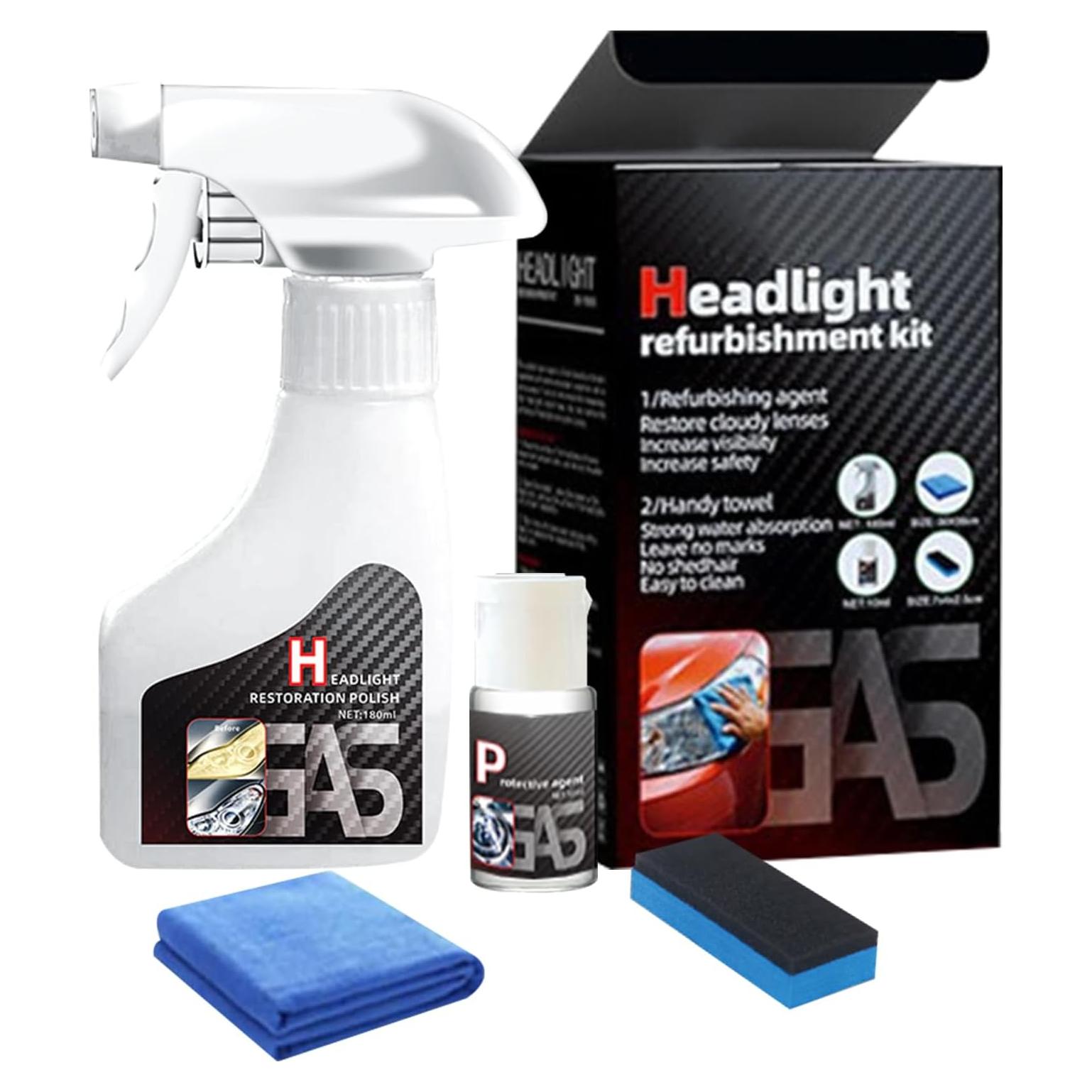 Kit de Restauración de Faros Nmoiat - Limpieza y Pulido