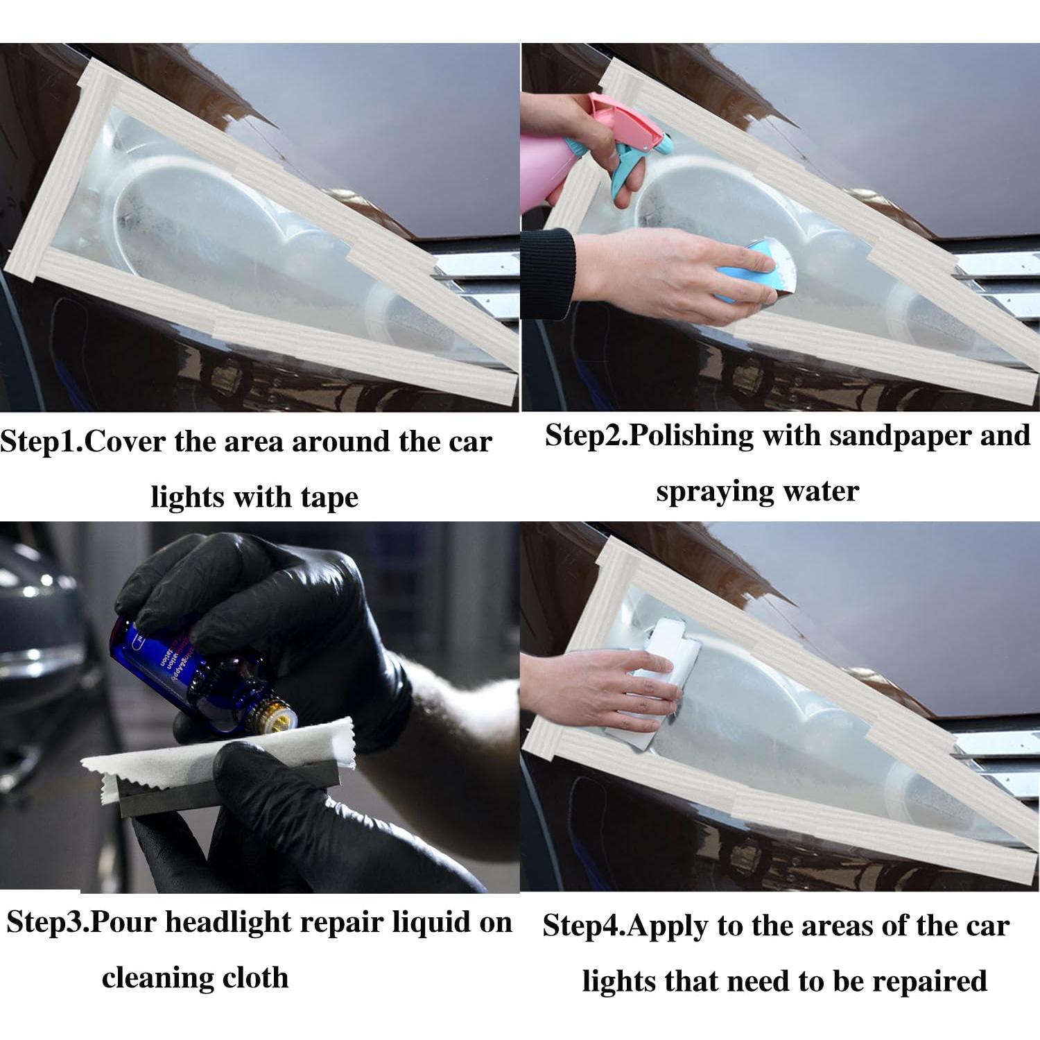 Kit de Restauración de Faros DAPLOMO 3 Pulgadas - 20 Piezas