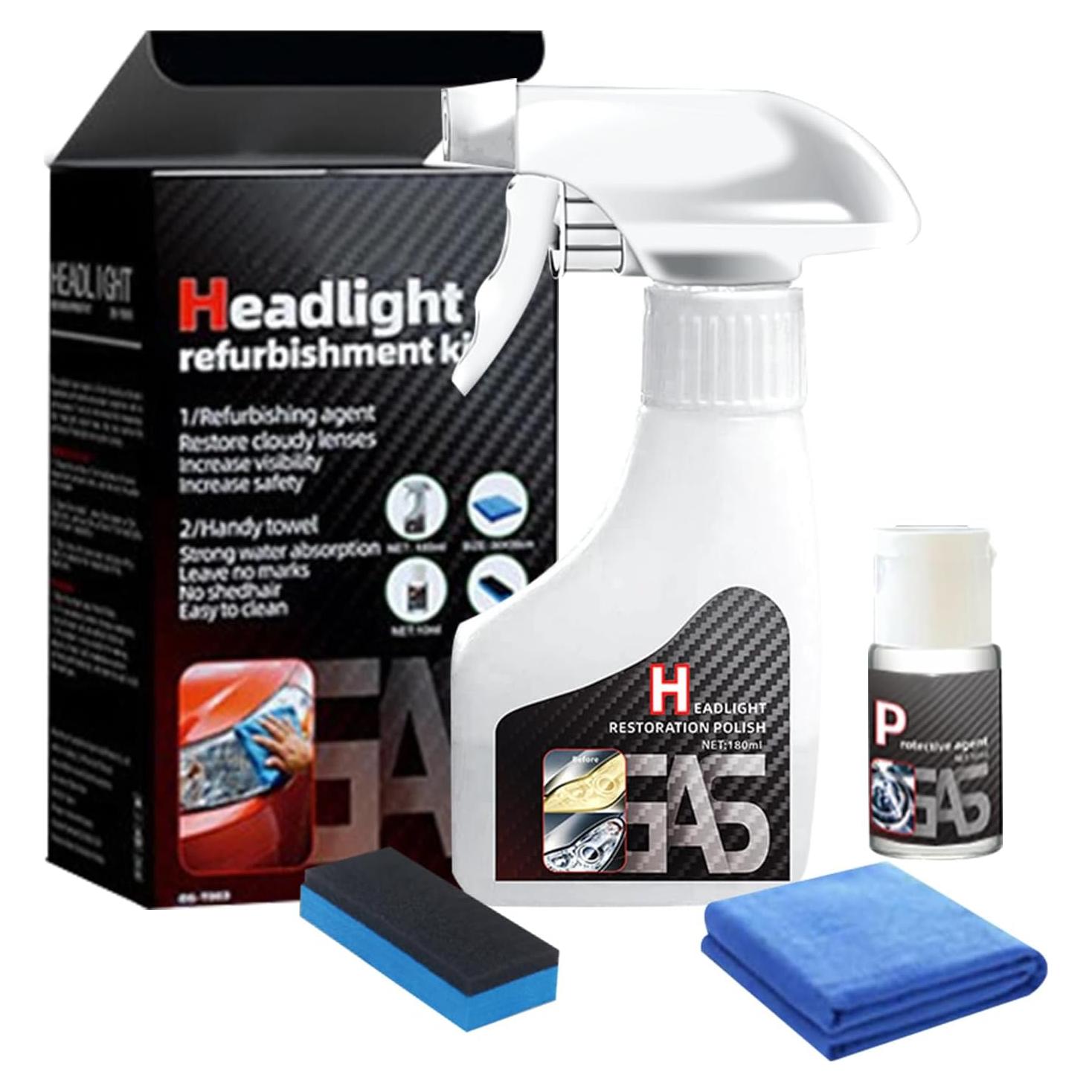 Kit de Restauración de Faros Automotrices Flaurix 180ml