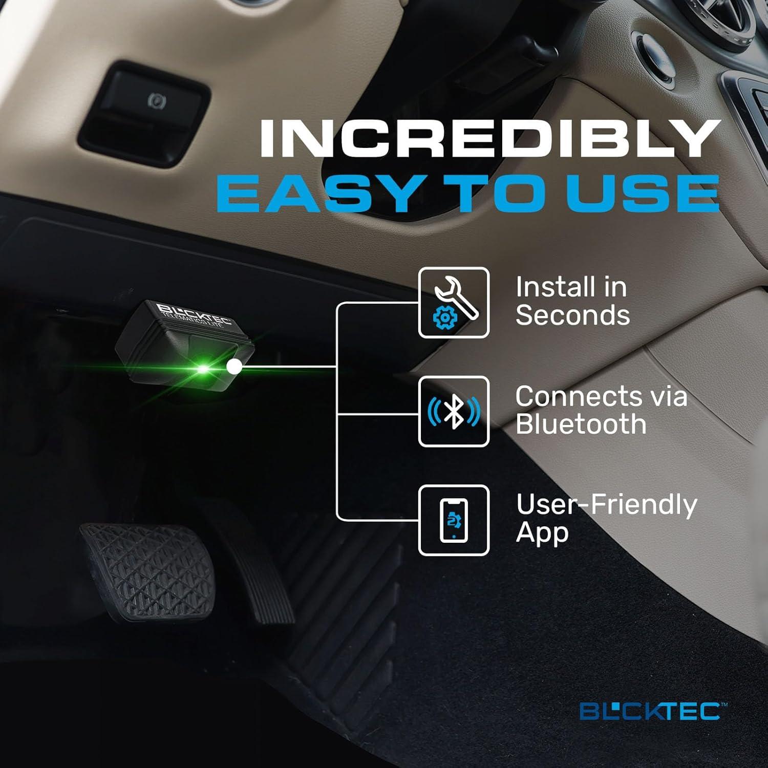 BLCKTEC 410 Bluetooth OBD2 Scanner for iPhone & Android, No Subscription Fee, OBDII Car Code Reader, Diagnose Check Engine Light, Supports OBD2 Compliant Vehicles 1996 and Newer