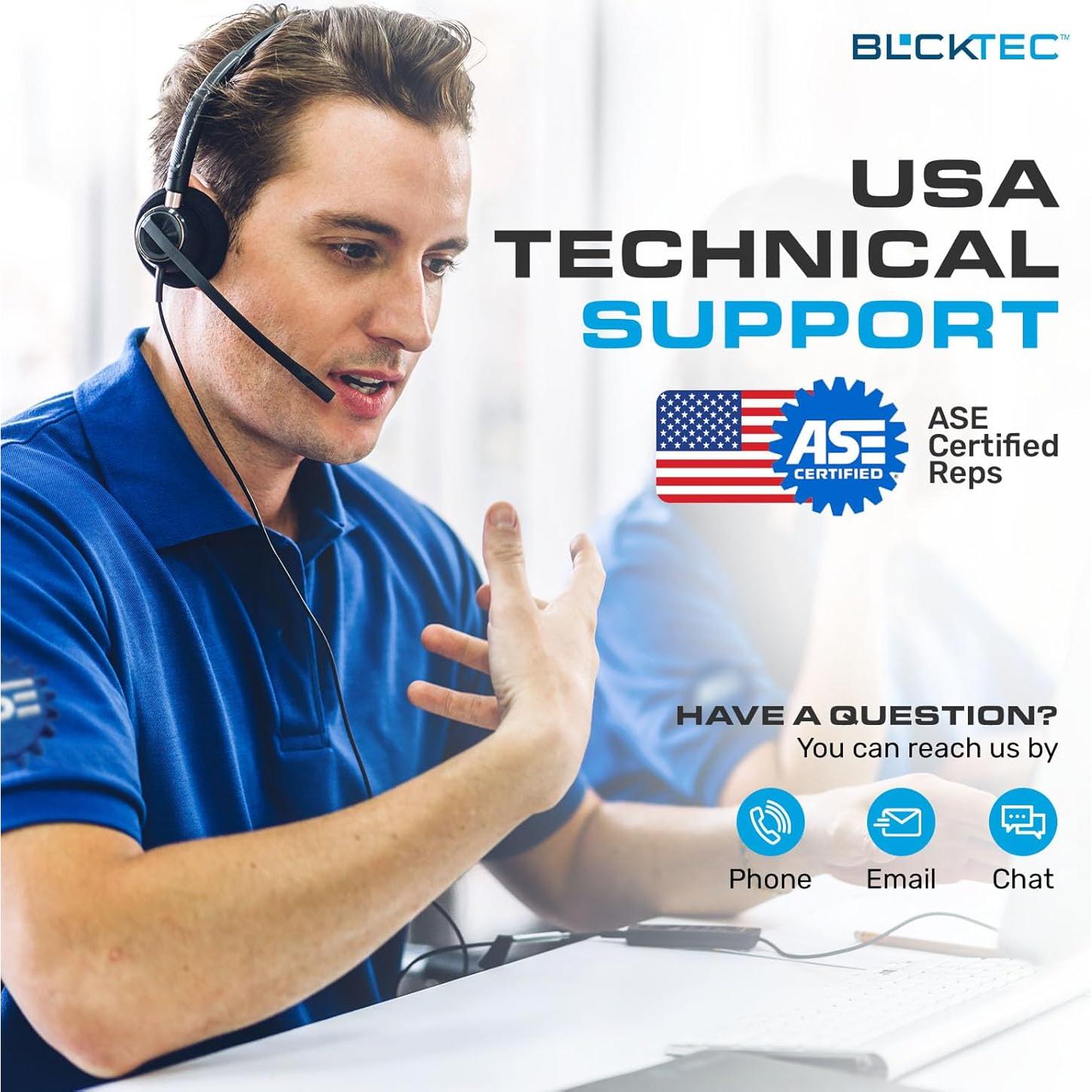 BLCKTEC 410 Bluetooth OBD2 Scanner for iPhone & Android, No Subscription Fee, OBDII Car Code Reader, Diagnose Check Engine Light, Supports OBD2 Compliant Vehicles 1996 and Newer