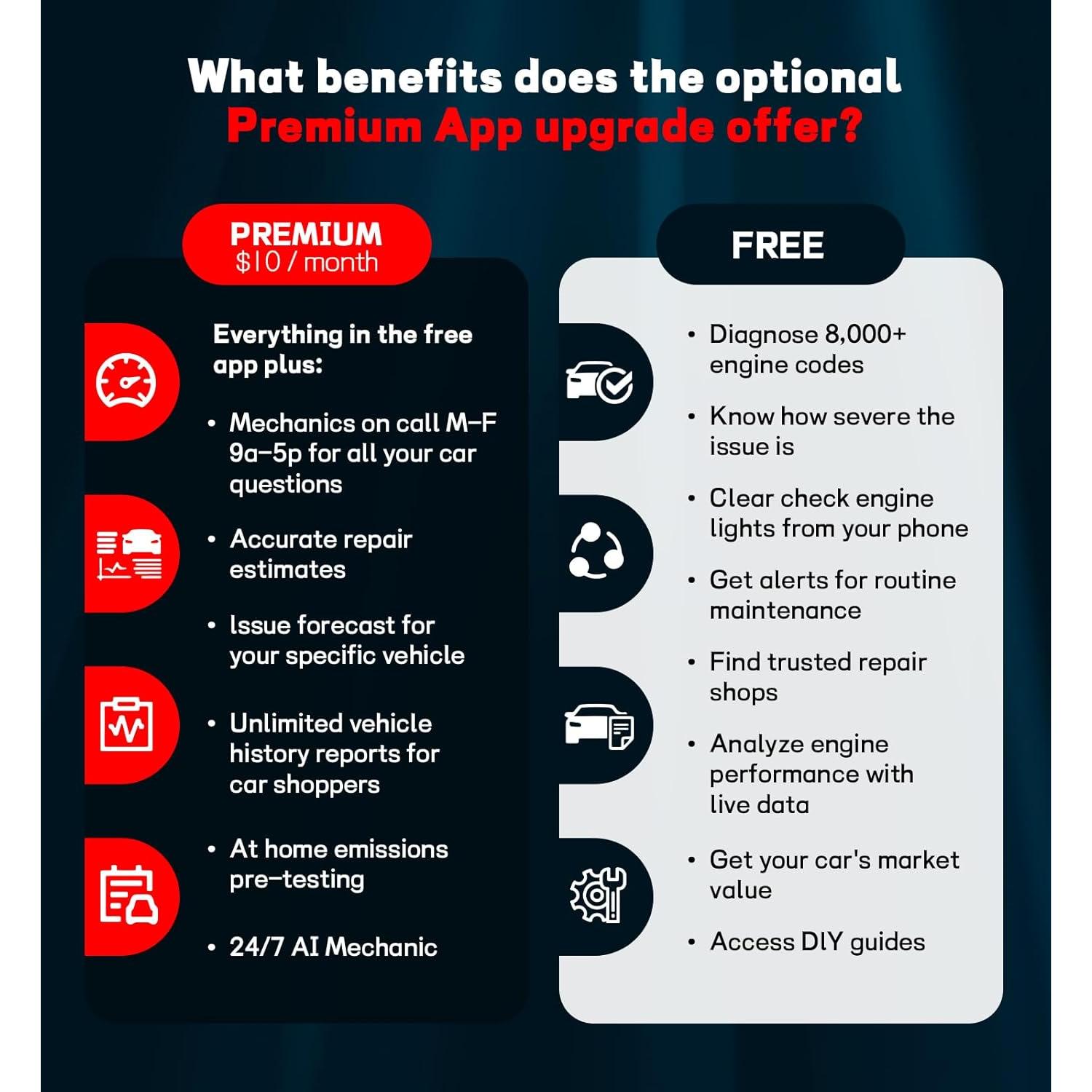 Escáner OBD2 Bluetooth QYQBOON - Diagnóstico Automotriz Inalámbrico