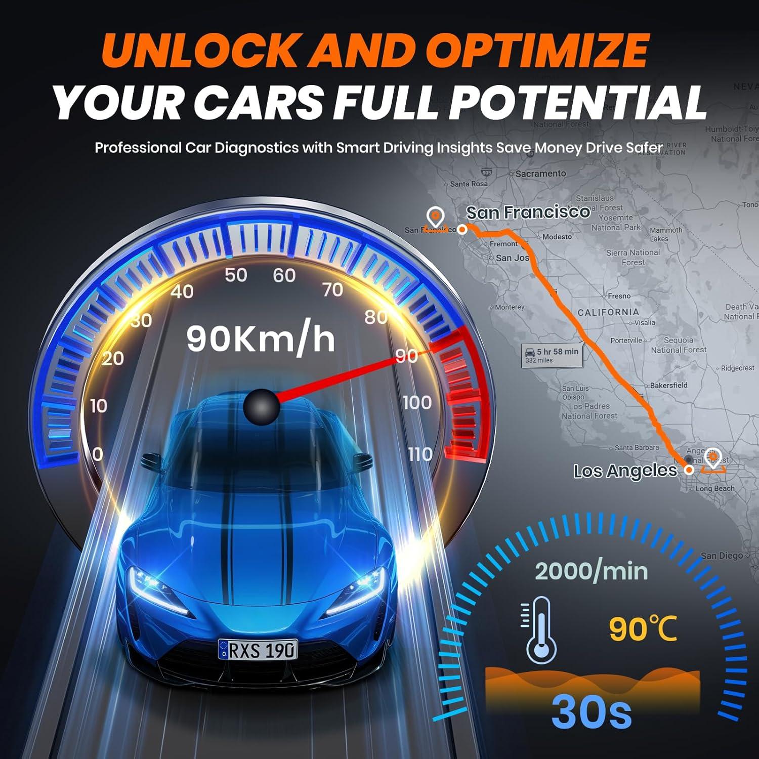 Escáner OBD2 ANCEL AD310BT Bluetooth - Lector de Códigos Automotriz