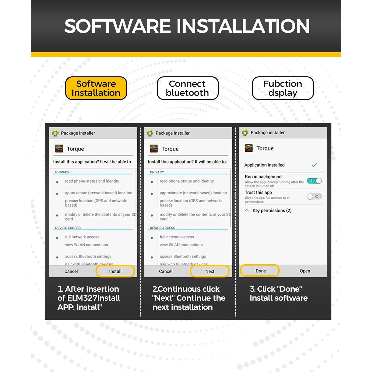 Escáner OBD2 Bluetooth UBOG 1810LY, Lector de Códigos