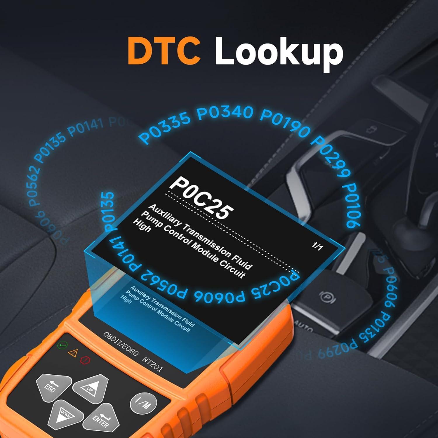 Lector de Códigos OBD2 FOXWELL NT201 - Diagnóstico Automotriz