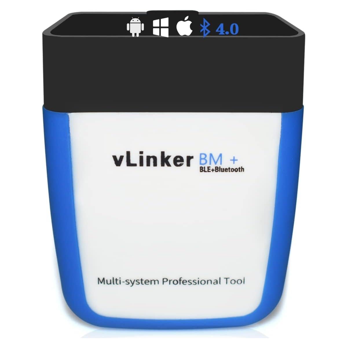 Escáner OBD2 Bluetooth Vgate vLinker BM+ para BMW y Mini