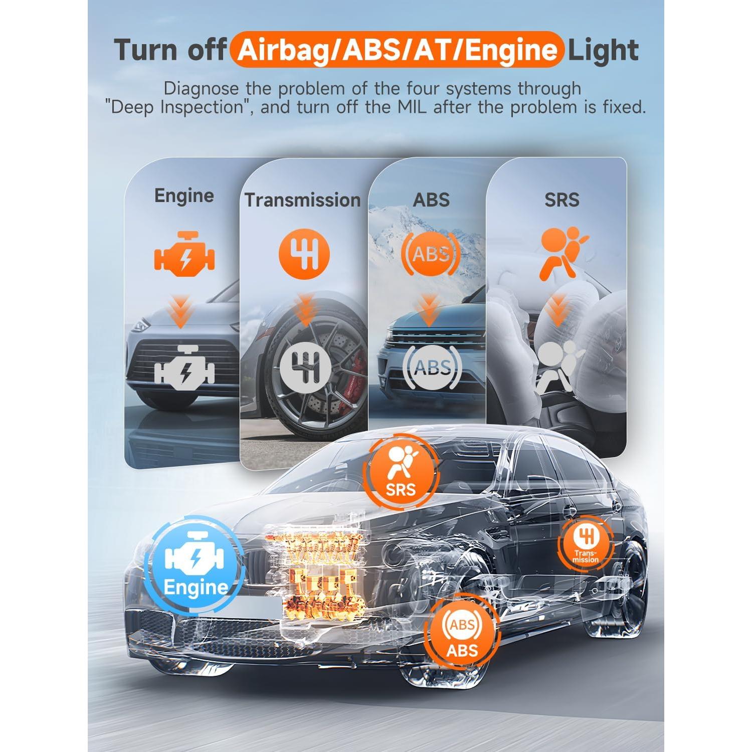 Escáner OBD2 Bluetooth AUTOPHIX 3210 Pro - Diagnóstico ABS, SRS, Motor