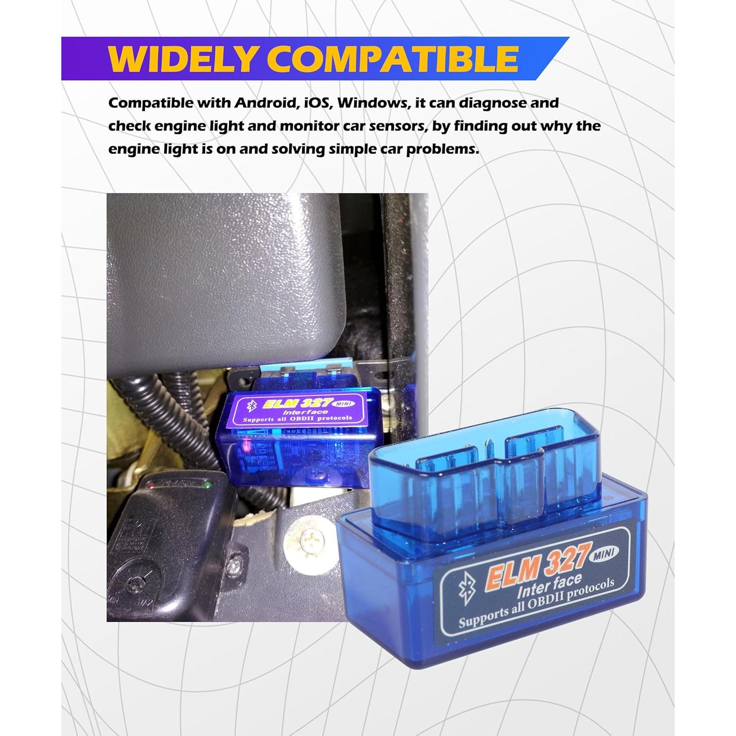 Escáner OBD2 Bluetooth SCUARI 2740SMY001 Diagnóstico 12V