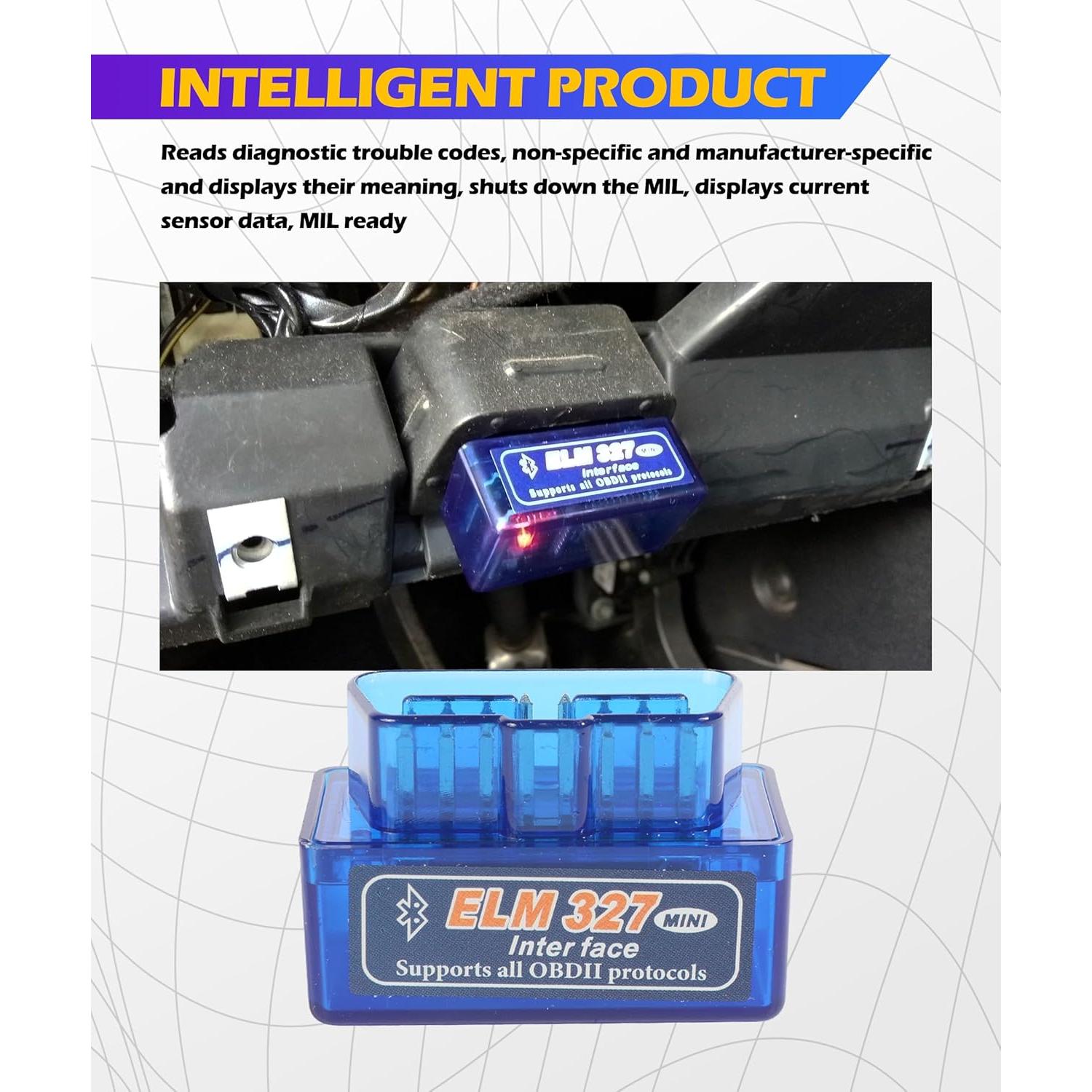 Escáner OBD2 Bluetooth SCUARI 2740SMY001 Diagnóstico 12V